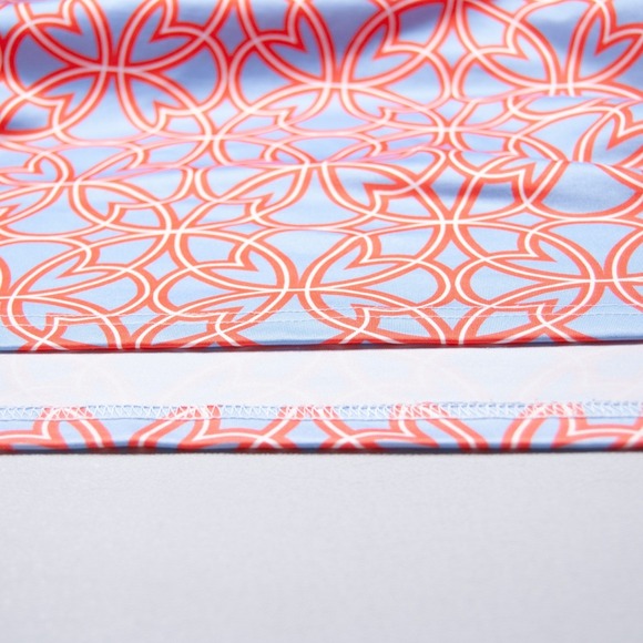 Gretchen Scott Women's Geometric Print 3/4‎ Sleeve Dress Blue Coral Large - Picture 6 of 10